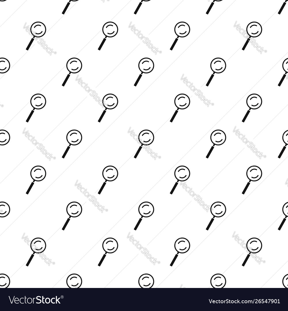 Cursor magnifier element pattern seamless Vector Image