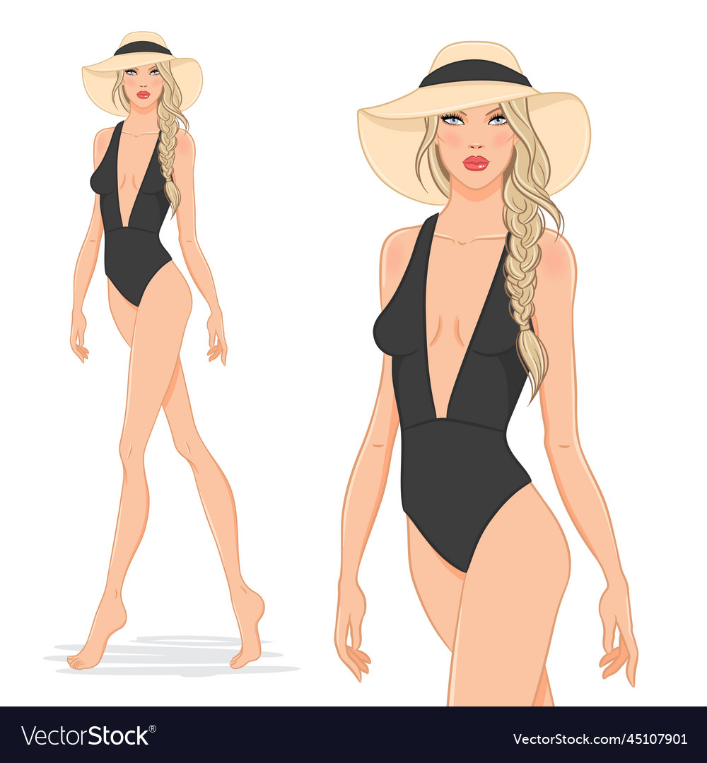 Bikini fashion outlet illustration