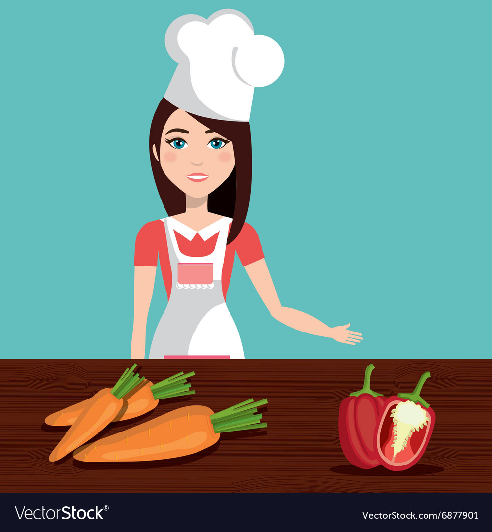 Healthy and delicious food Royalty Free Vector Image