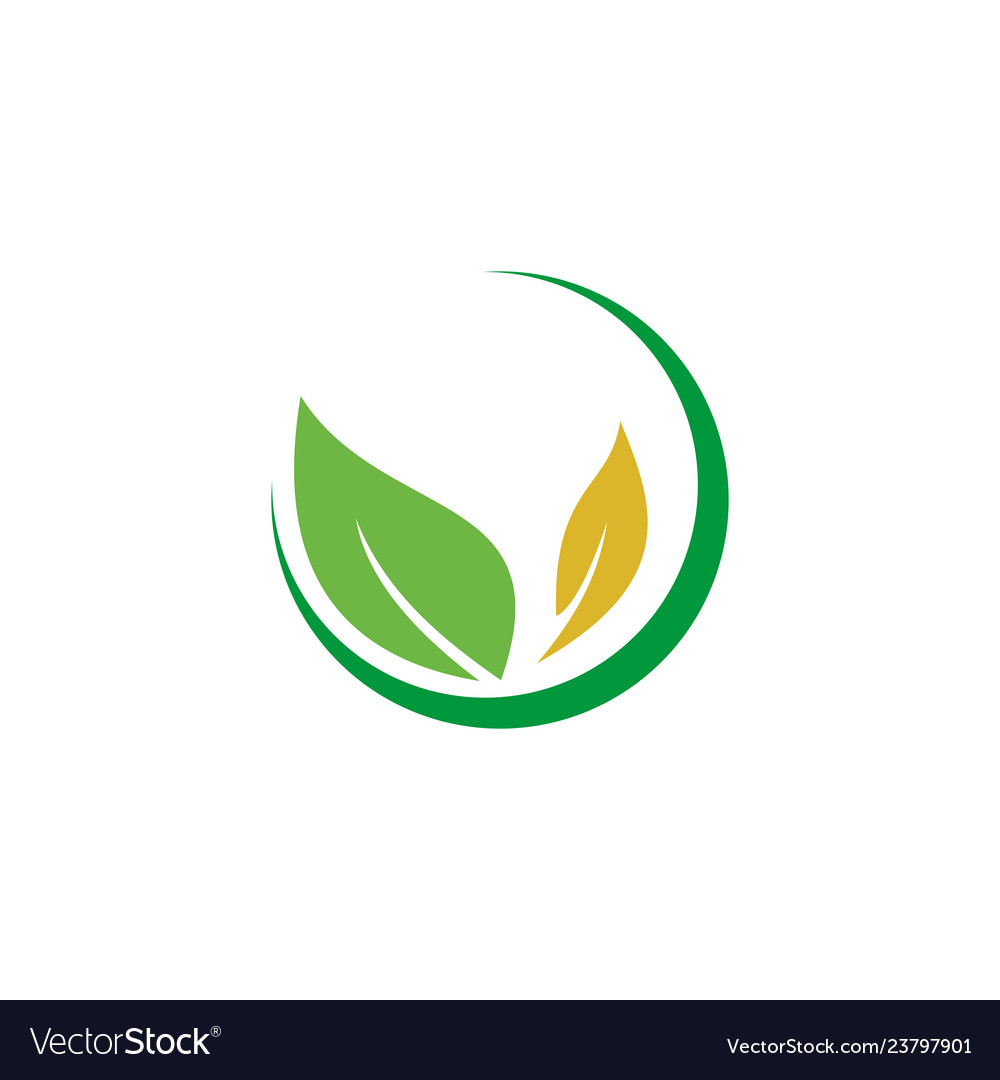 Nature beauty business logo Royalty Free Vector Image