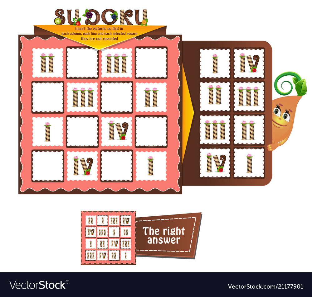 Sudoku game candles vector image Sudoku game candles