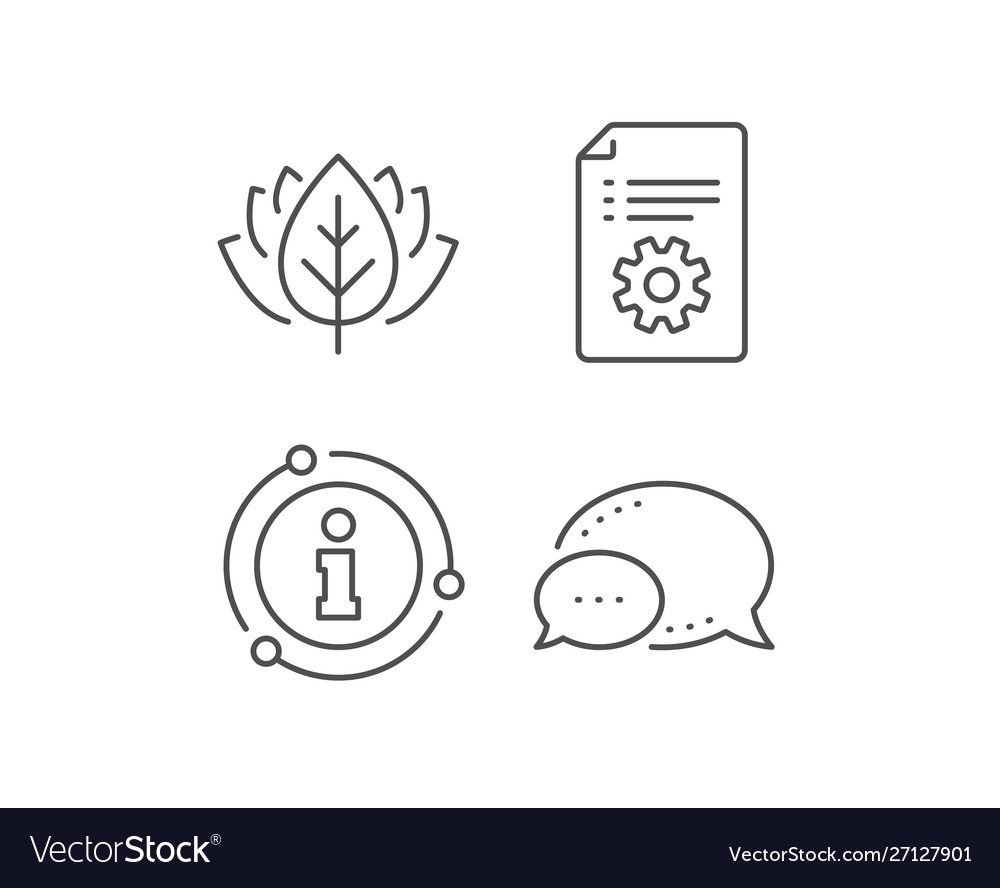 Technical documentation line icon instruction