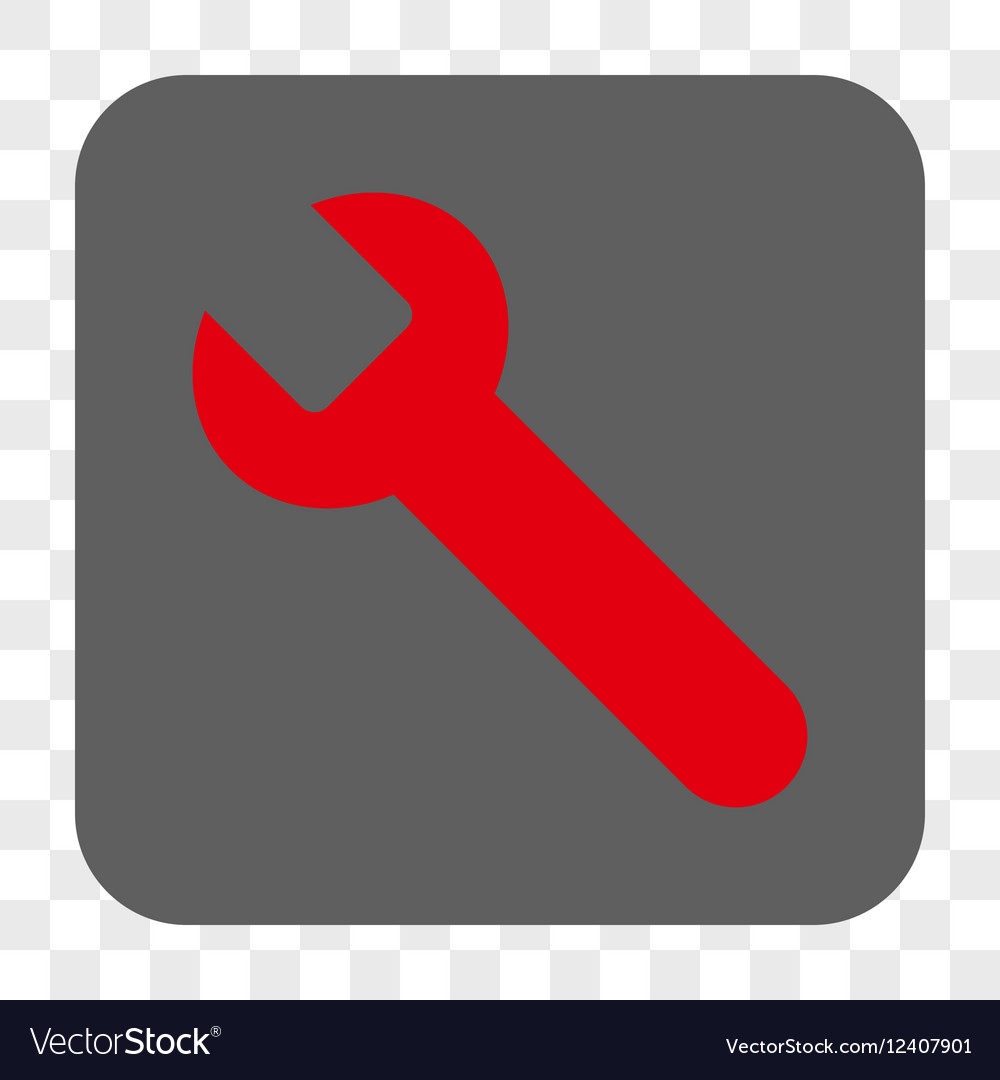 Wrench rounded square button