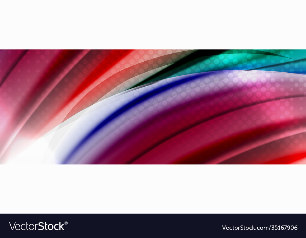 Abstract background smooth flowing lines blurred vector image Abstract background smooth flowing lines blurred