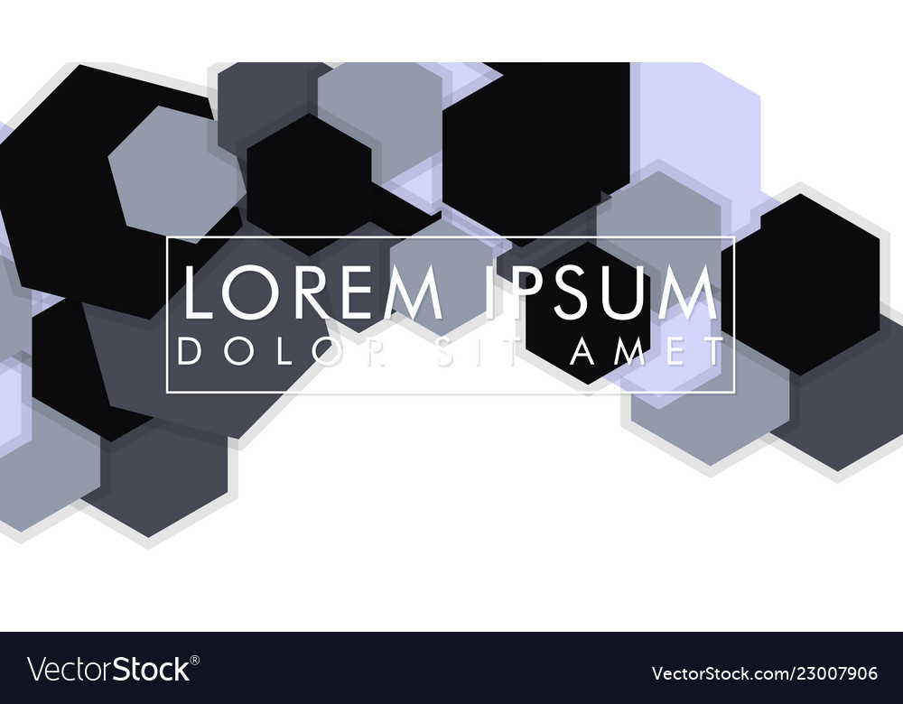 Abstract hexagon background
