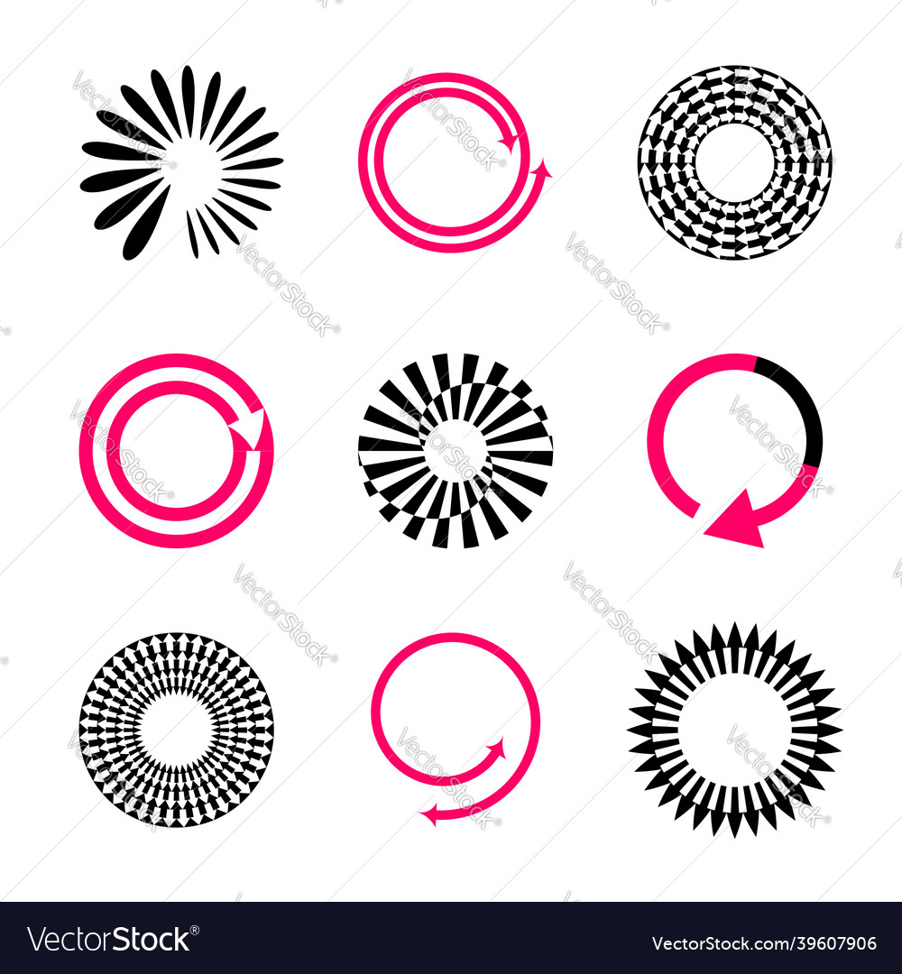Circular Arrows & Motion Elements