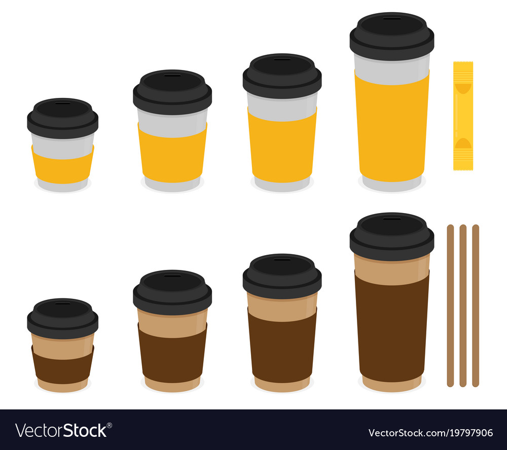 Kaffeebecher Flat Set