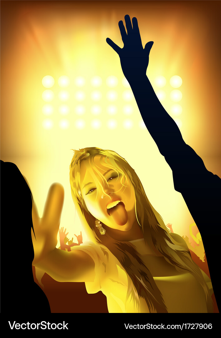 Dance party Royalty Free Vector Image - VectorStock