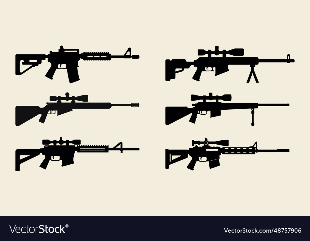 Firearm Arsenal Silhouettes