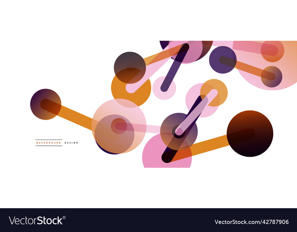 Network concept abstract background dots Vector Image Network concept abstract background dots