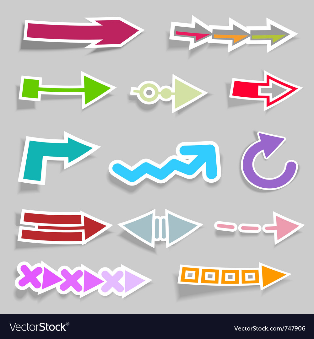 Shaped symbols Royalty Free Vector Image - VectorStock