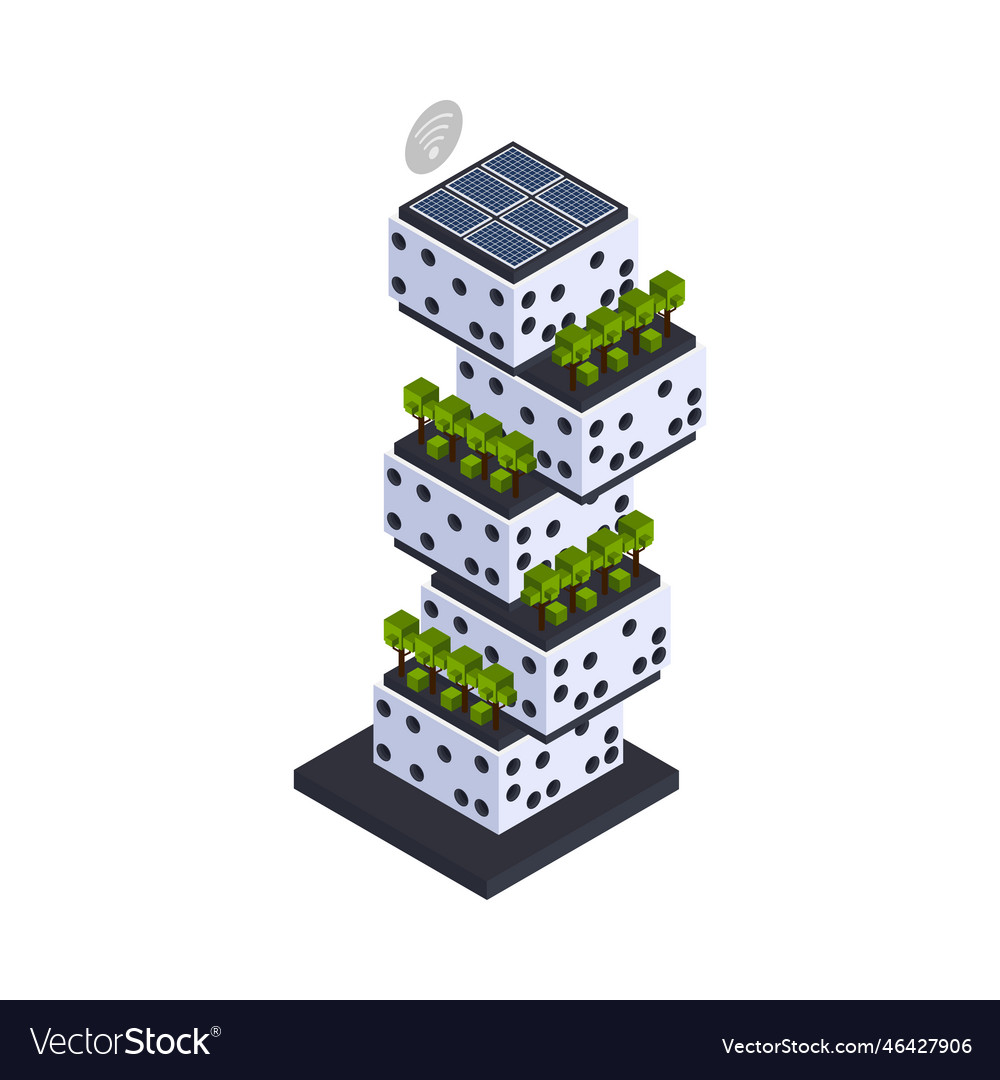 Smart city icon Royalty Free Vector Image - VectorStock