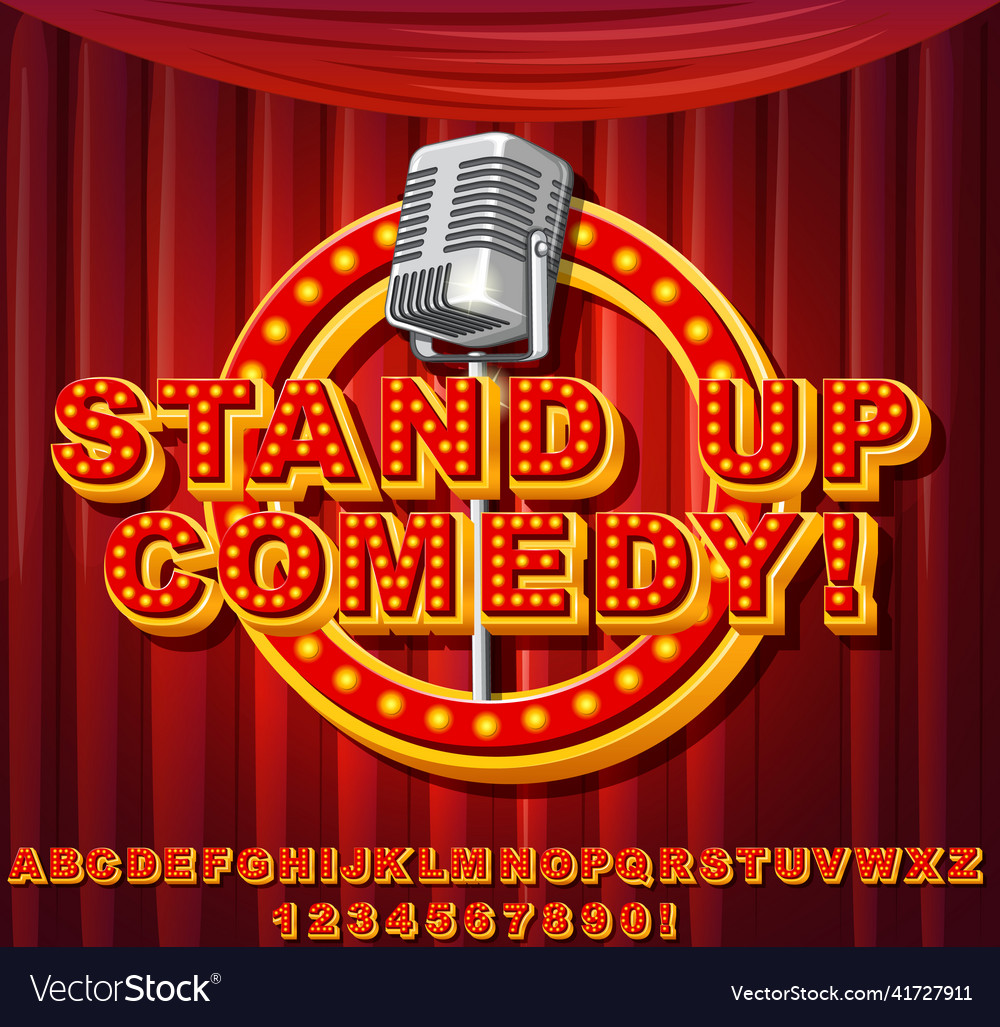 A set of english alphabet game show style Vector Image