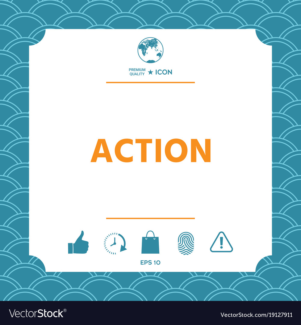 Action button symbol