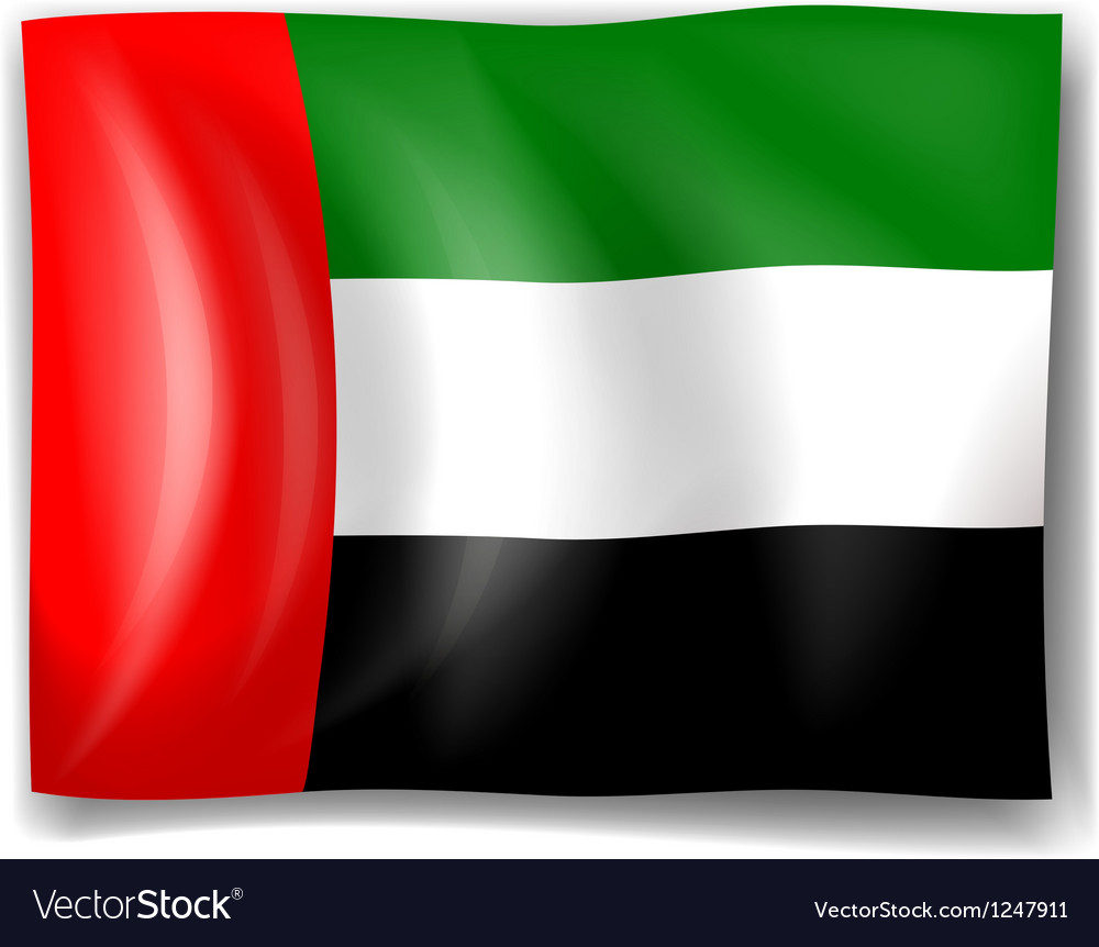 Flag Of The United Arab Emirates Royalty Free Vector Image