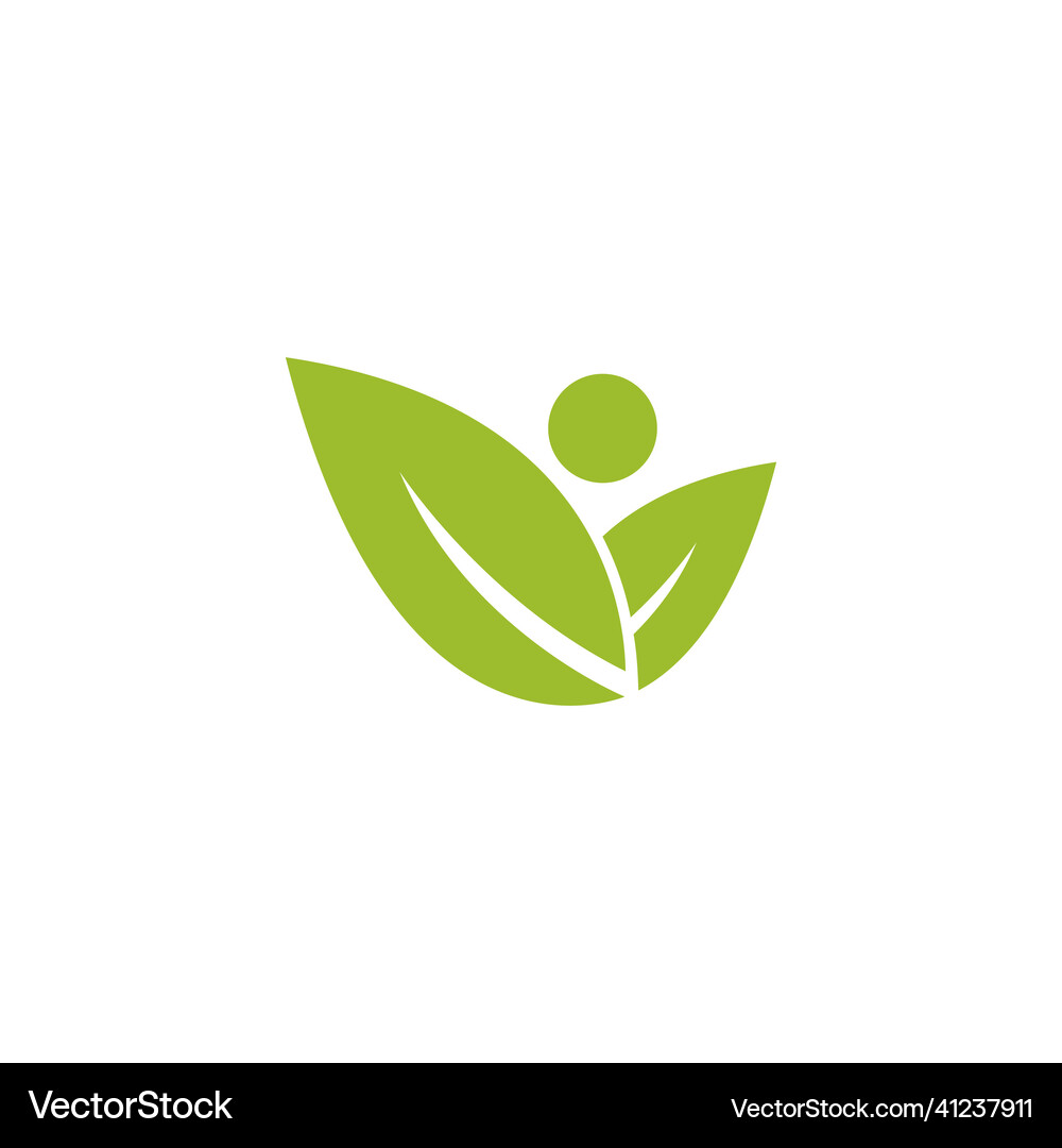 Green leaf Royalty Free Vector Image - VectorStock