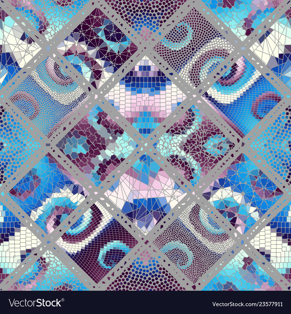 Mosaic art pattern image