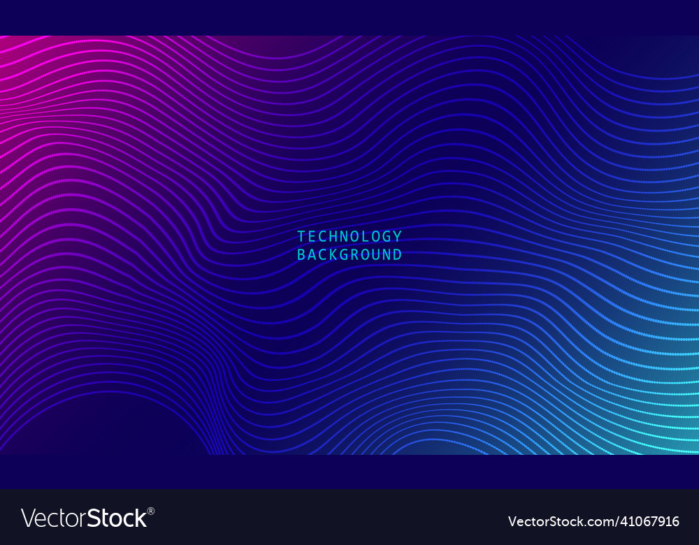 Abstract technology particles mesh background vector image Abstract technology particles mesh background