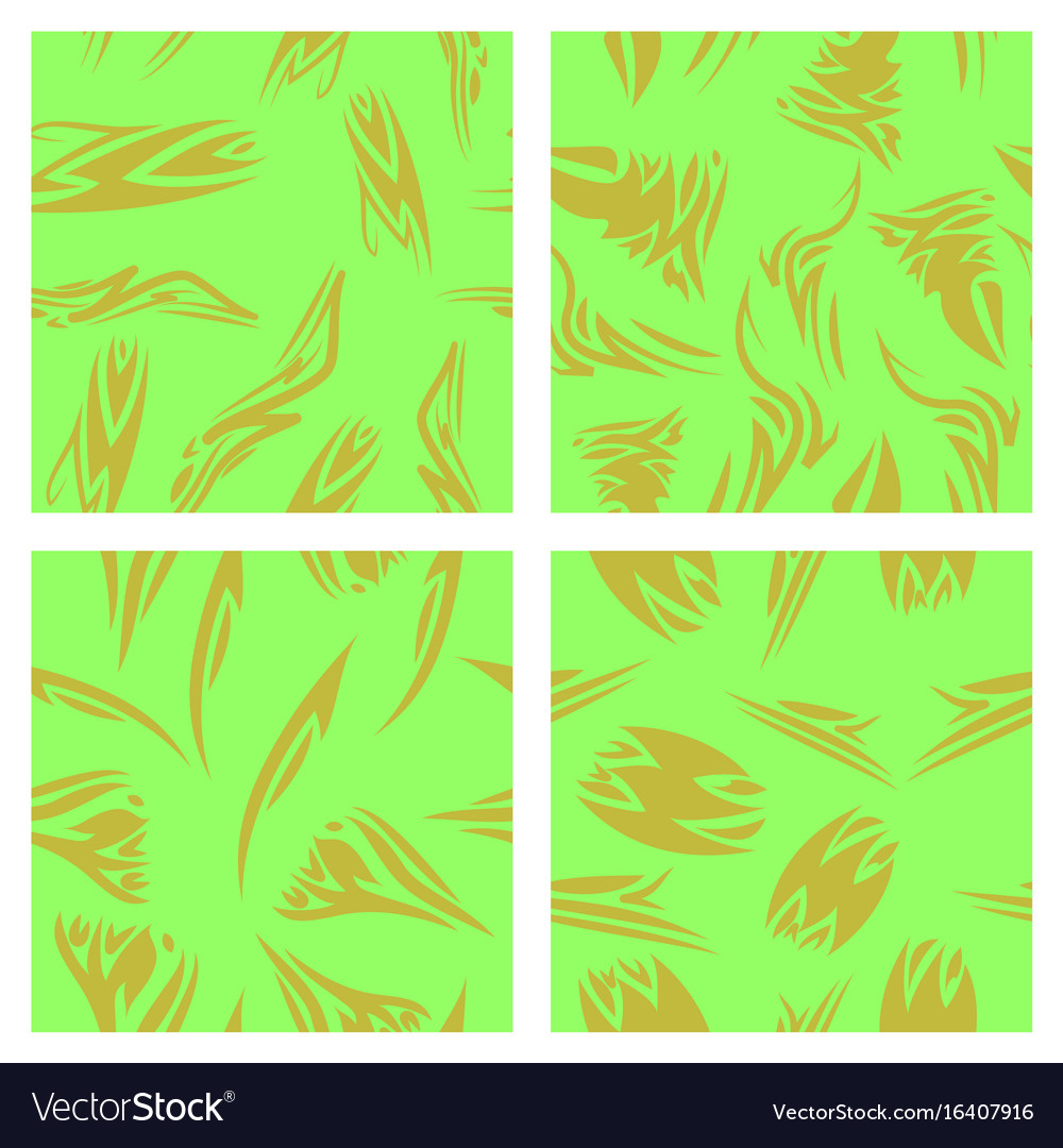 Assembly of patterns in striped style