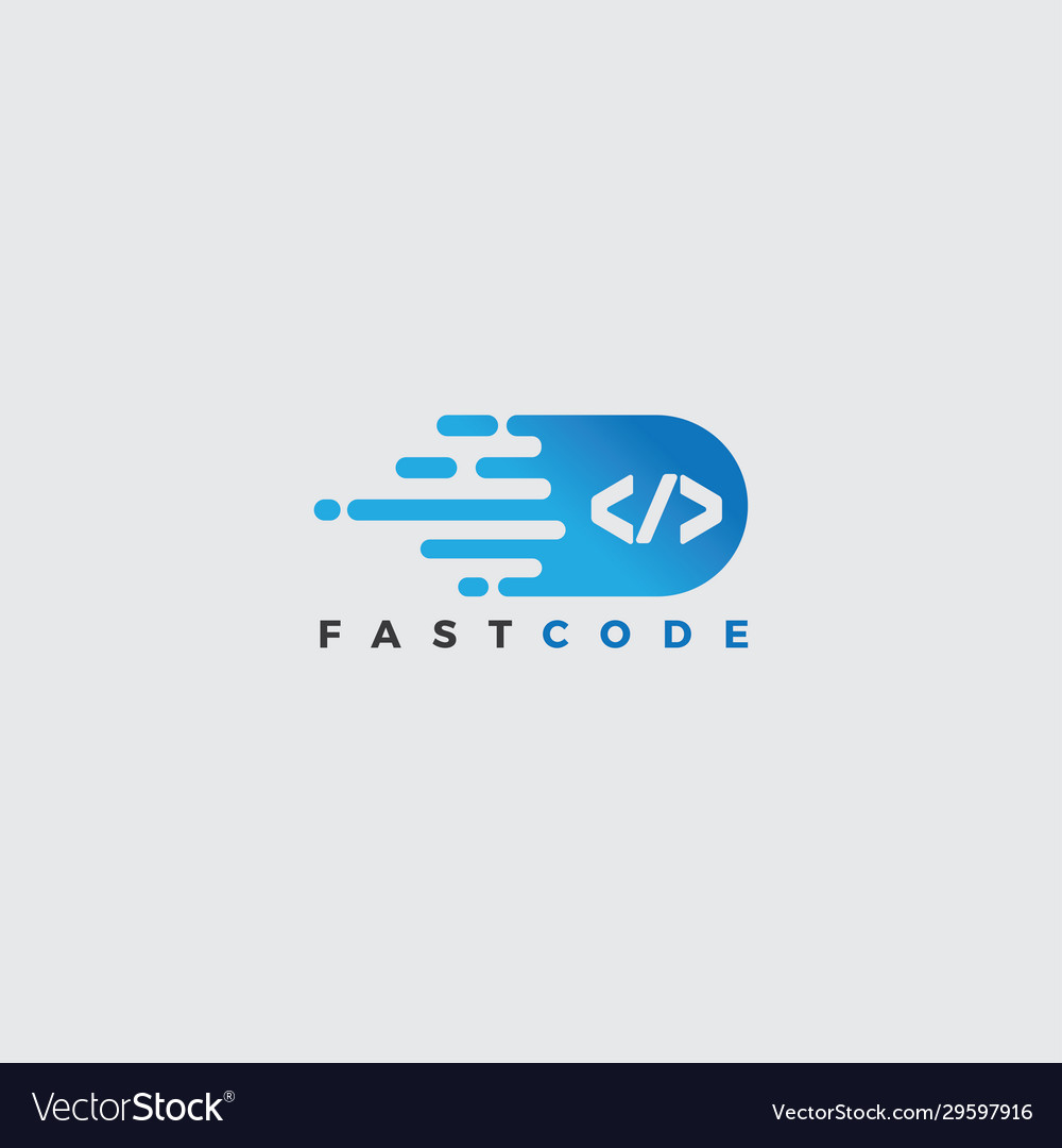 Schnelle Code Vorlage Programmierer-Symbol vector image Schnelle Code Vorlage Programmierer-Symbol