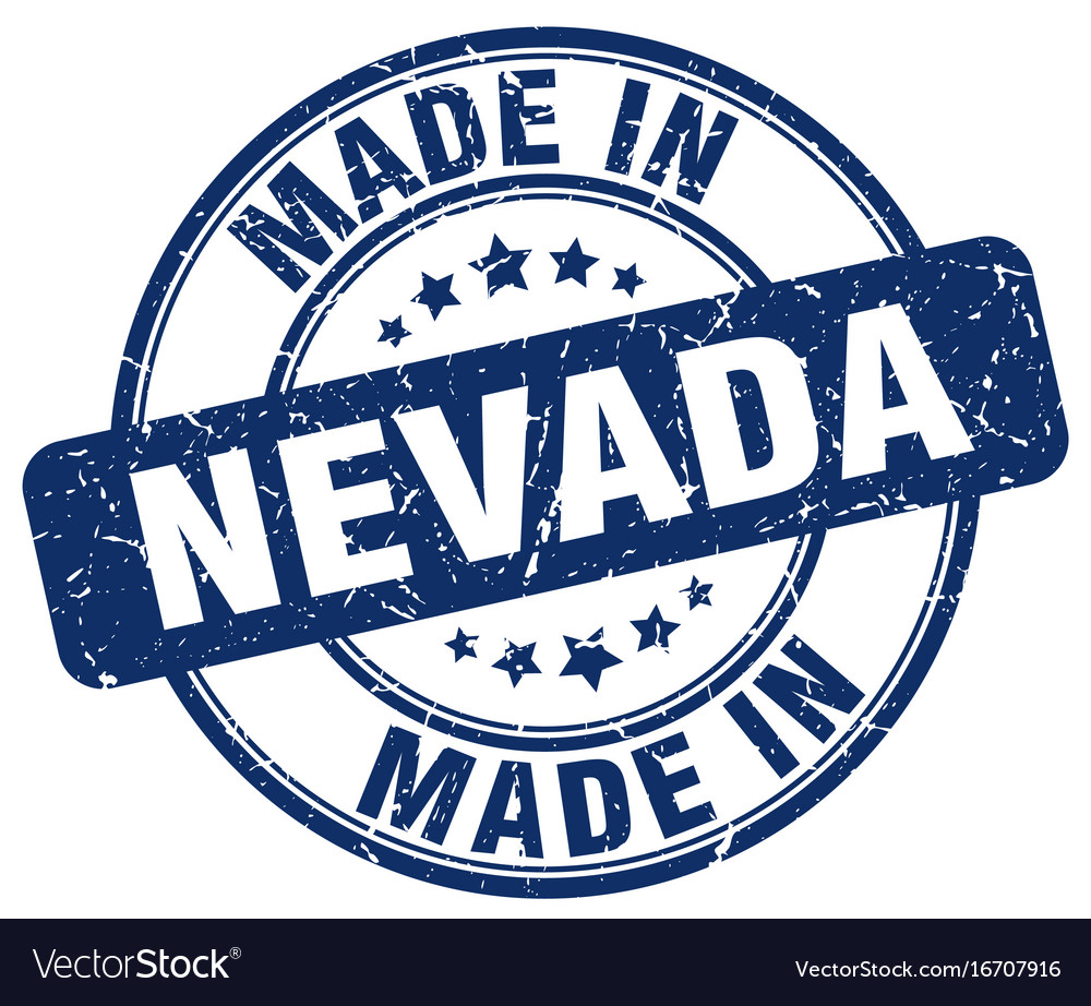 Made in nevada Royalty Free Vector Image VectorStock