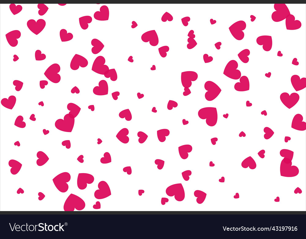 Red heart hintergrund liebe confetti Vector Image Red heart hintergrund liebe confetti