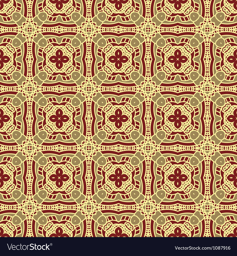 Retro Geometric Pattern Tile