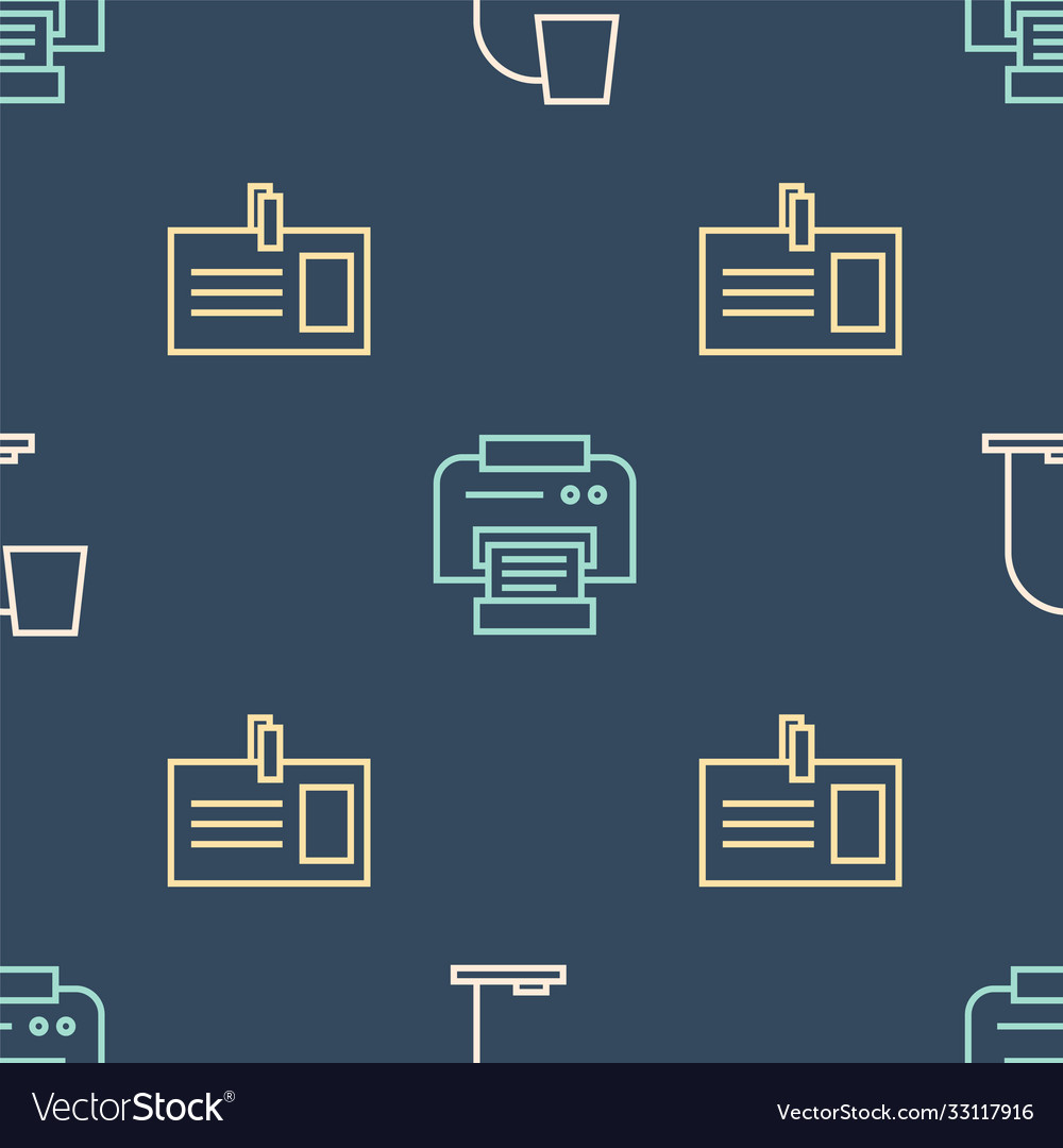 Set line table lamp identification badge