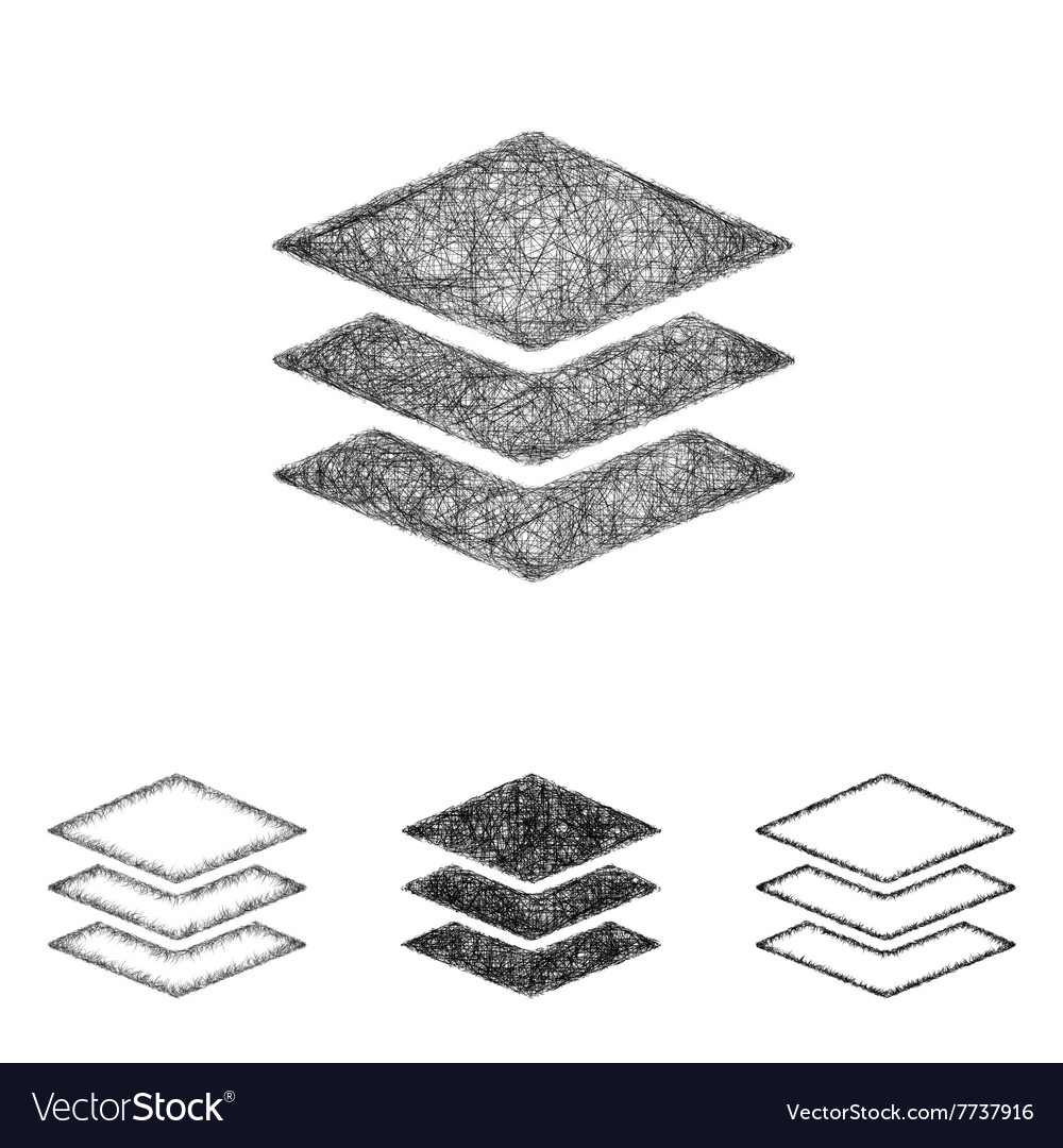 Sketch Layer Icons - Line Art