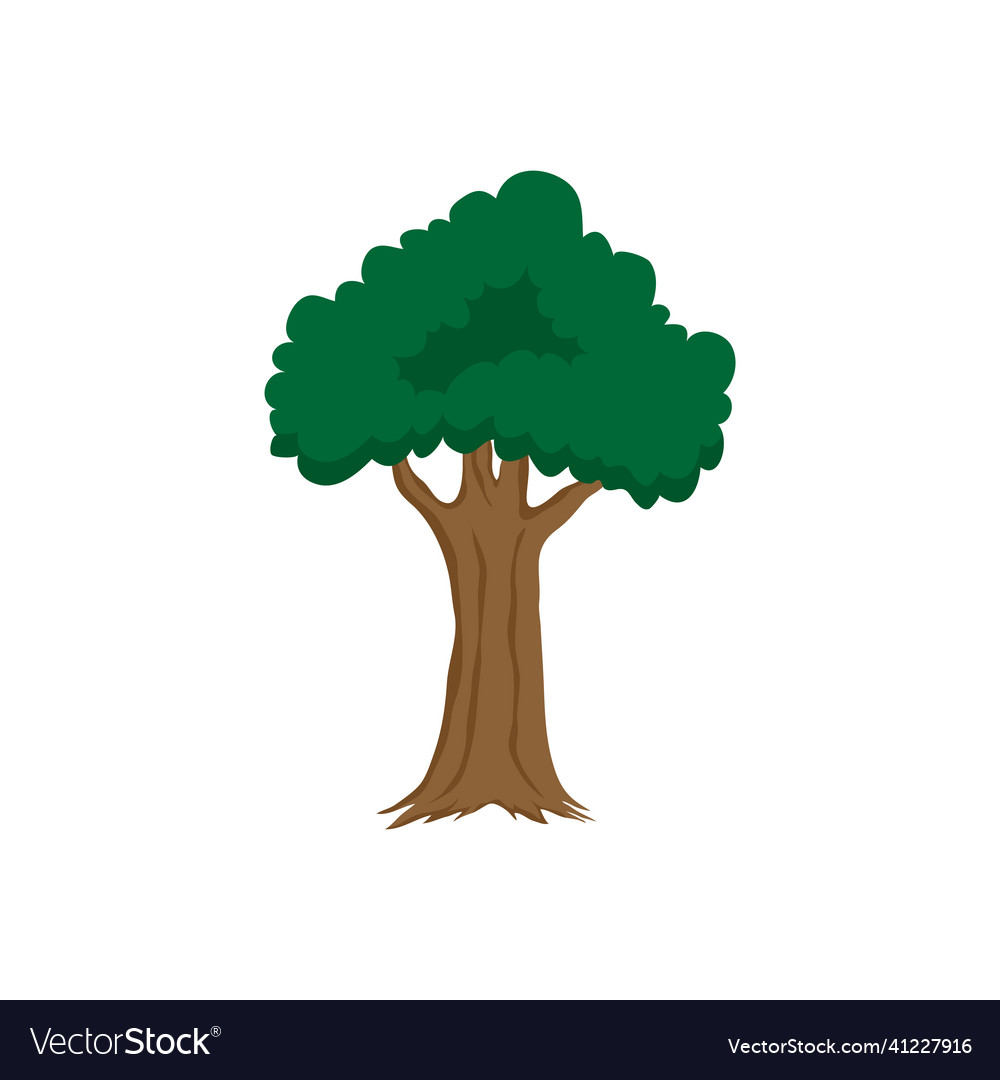 Tree icon design template isolated