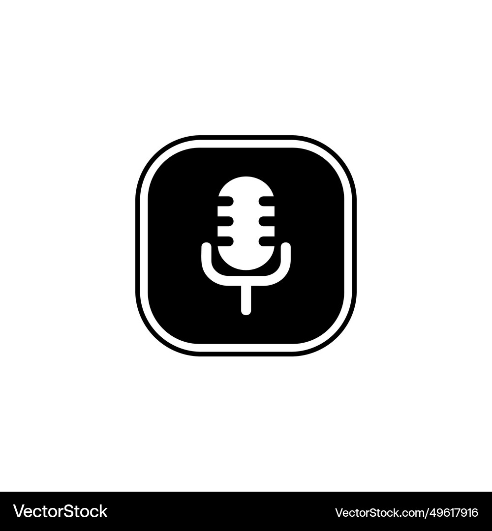 Vocal button icon design Royalty Free Vector Image