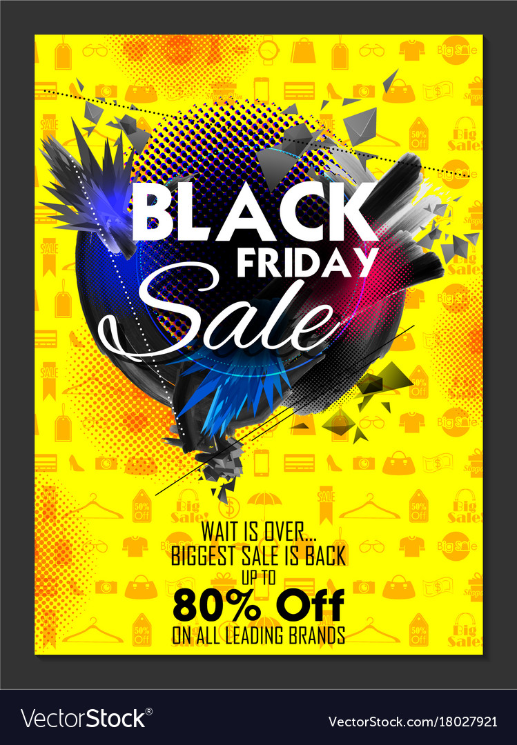 Black friday sale shopping offer and promotion