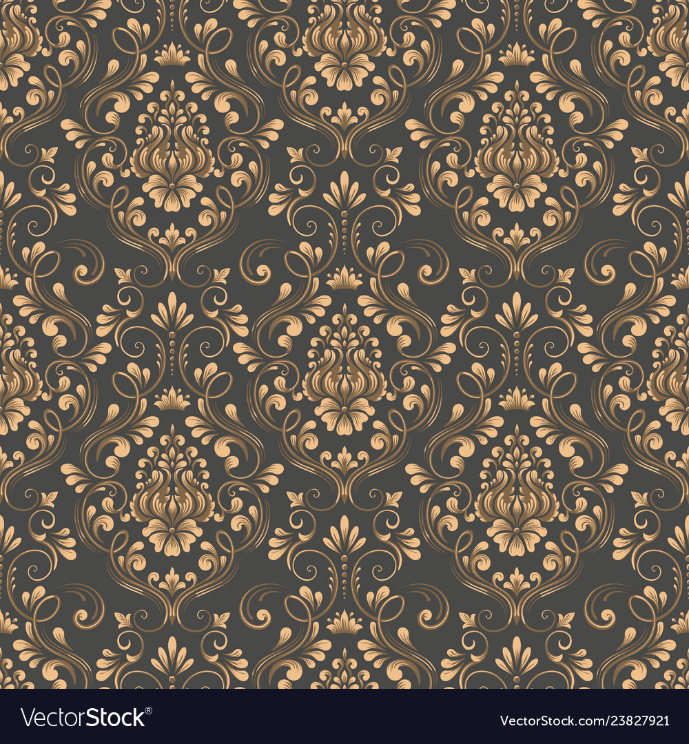 Damask seamless pattern background elegant