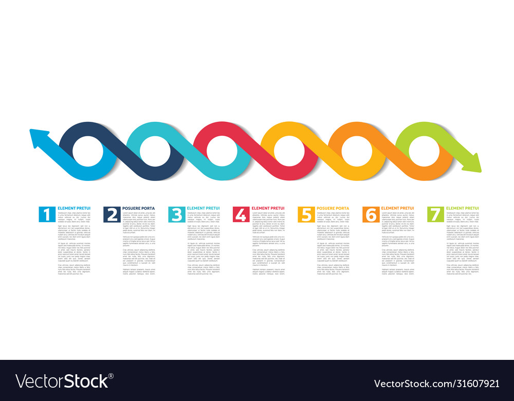 Infographic timeline report template chart scheme vector image Infographic timeline report template chart scheme