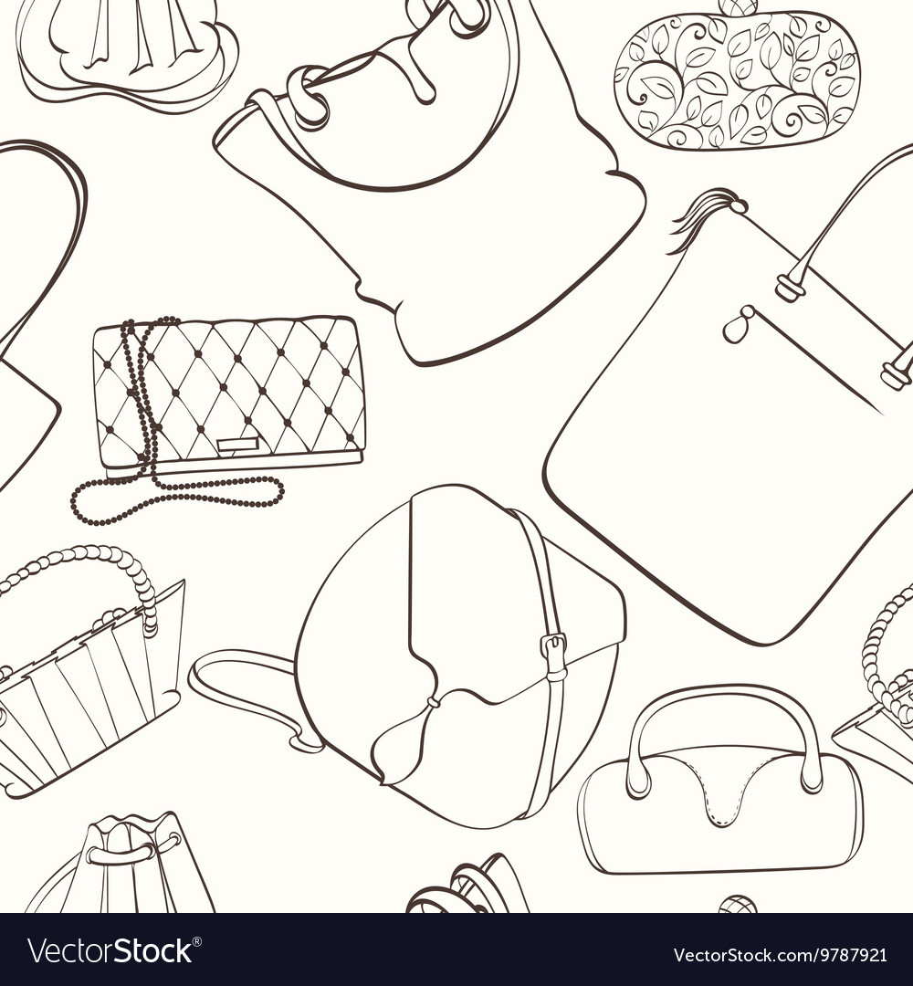 Seamless bag pattern