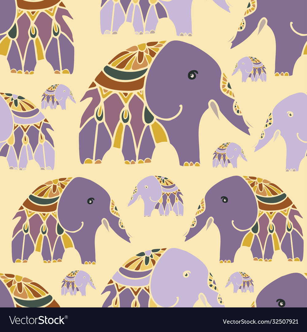 Seamless design pattern with a violet vector image Seamless design pattern with a violet