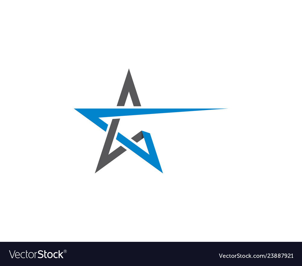 Star logo template design