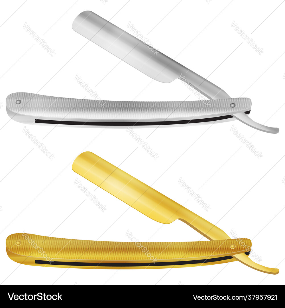 Home Razor Blade And Straight Razor Vector Straight razor set (37957921) – Royalty-Free Vector | VectorStock