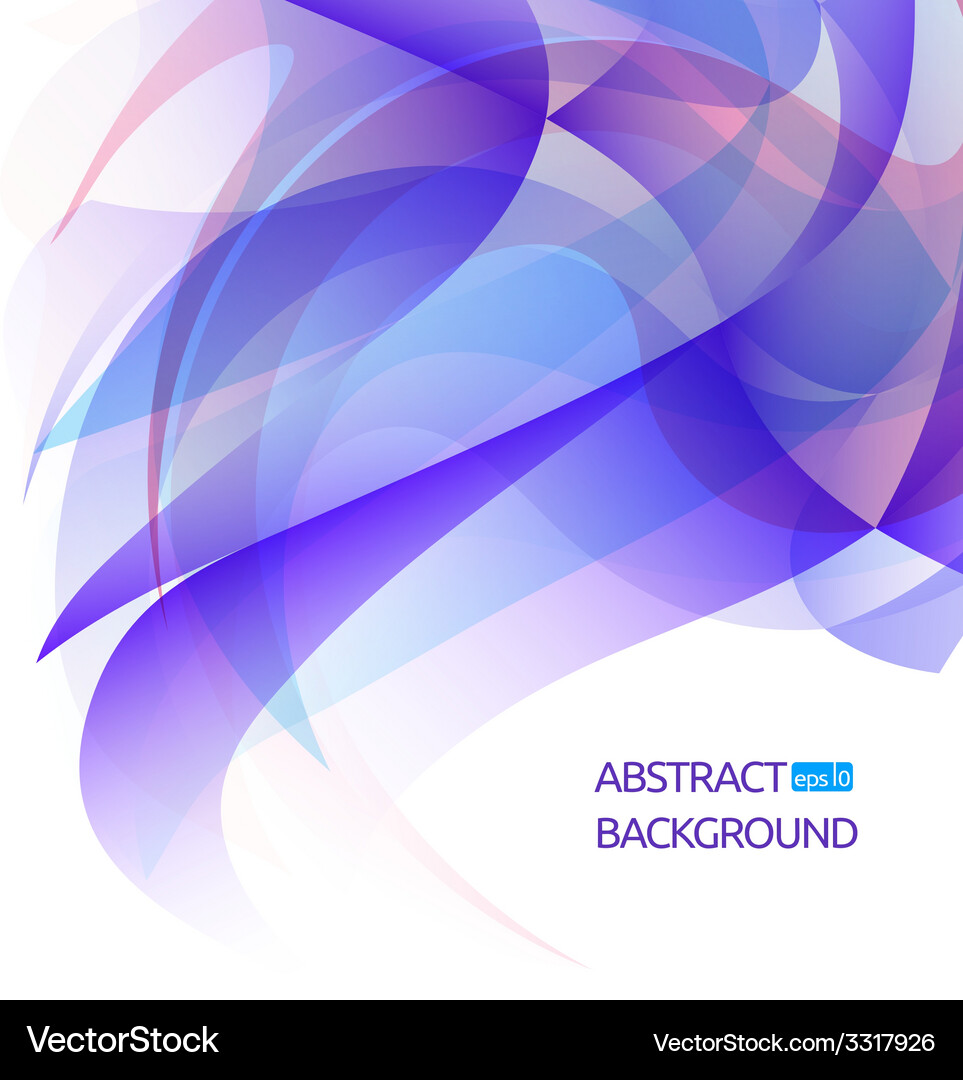 Abstract background with blue waves Royalty Free Vector