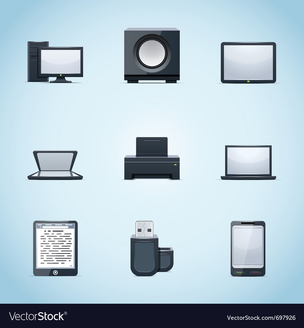 Digital Computer Icons