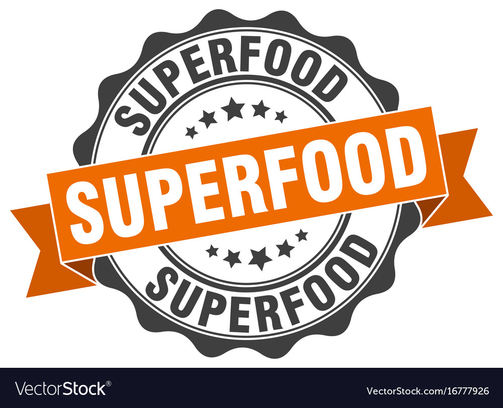 Superfood stamp sign seal Royalty Free Vector Image