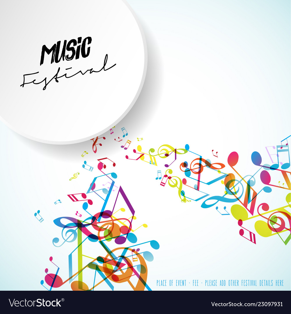 Abstract Music Festival Background