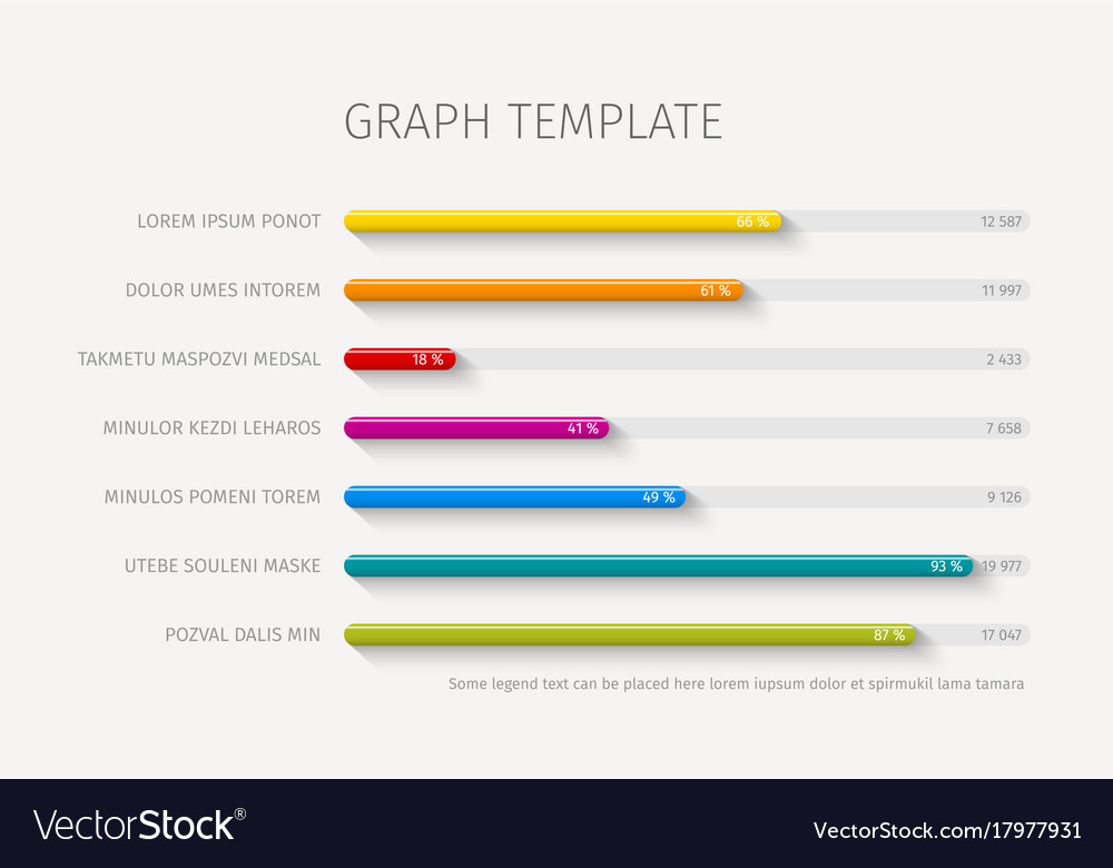 Horizontal Column Graph Template