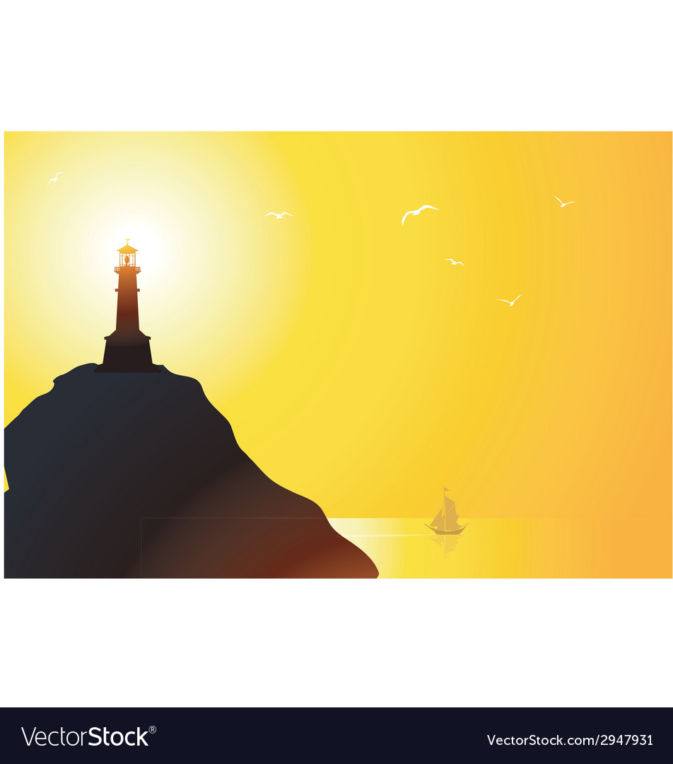 Lighthouse Royalty Free Vector Image - VectorStock