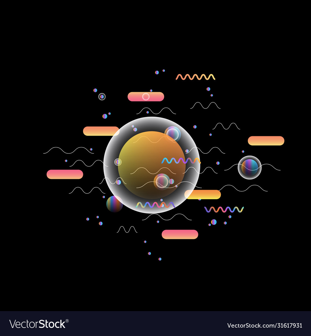 Minimal geometric background with dynamic shapes
