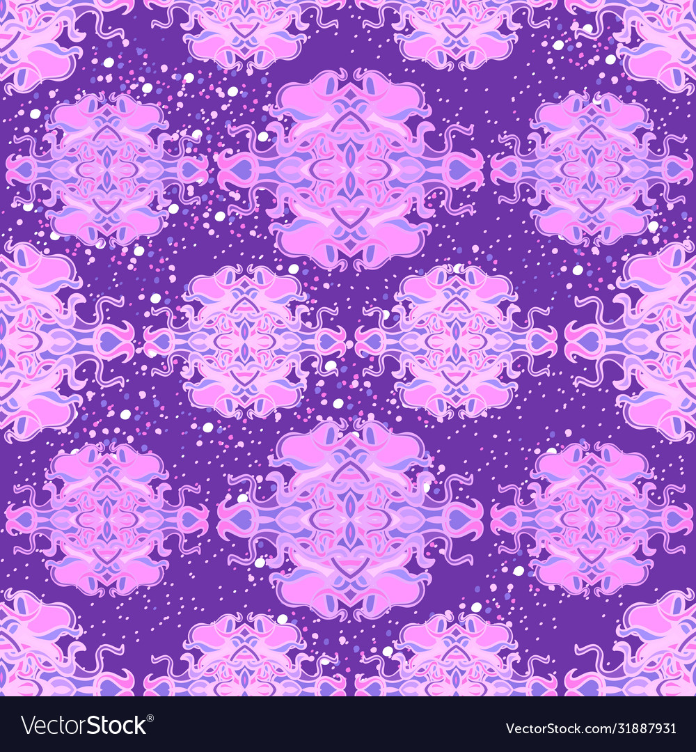 Seamless pattern with colorful abstract shape