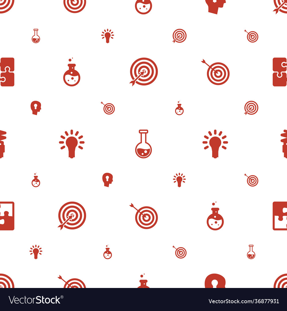 Solution icons pattern seamless white background Vector Image Solution icons pattern seamless white background
