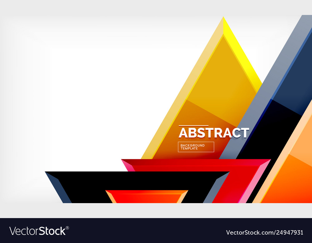 Triangular low poly background design