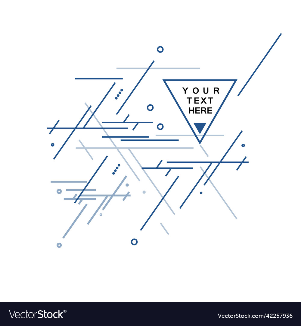 Abstract background with dynamic lines vector image Abstract background with dynamic lines