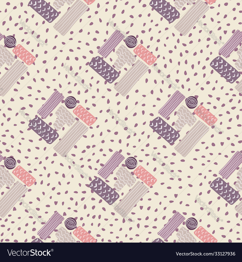 Abstract rectangle ornament seamless pattern Vector Image